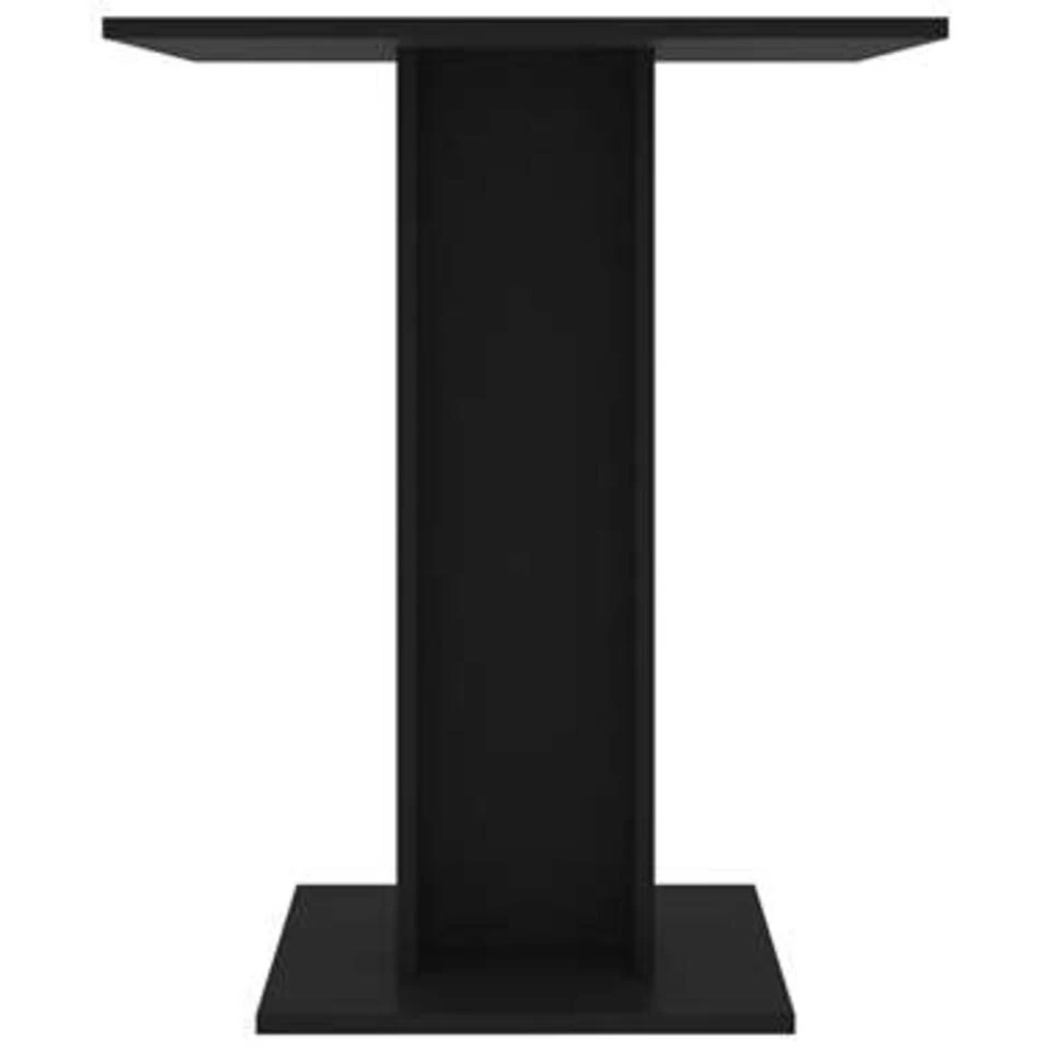 VidaXL Bistrotafel 60x60x75 Cm Spaanplaat Zwart - Afbeelding 4