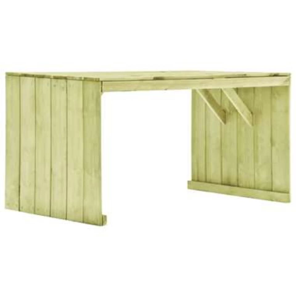 VidaXL Tuintafel 150x87x80 Cm Geïmpregneerd Grenenhout