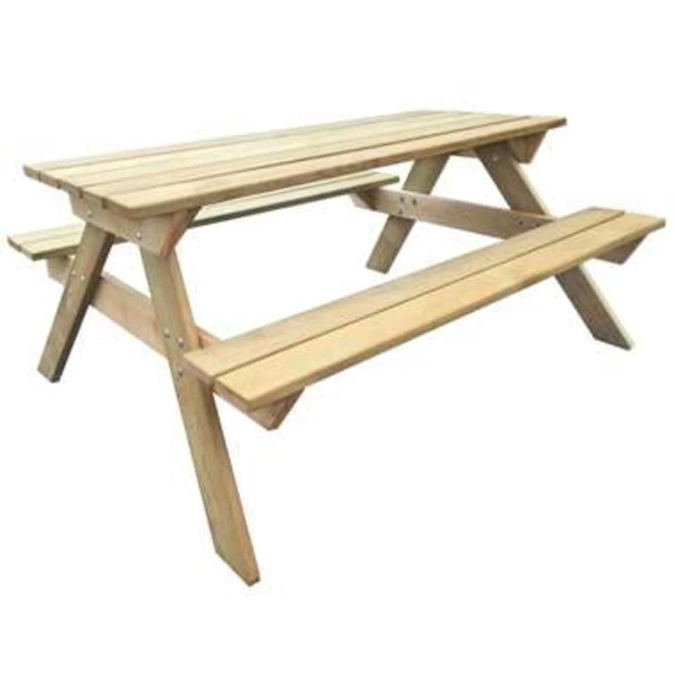 VidaXL Picknicktafel 150x135x71,5 Cm Hout