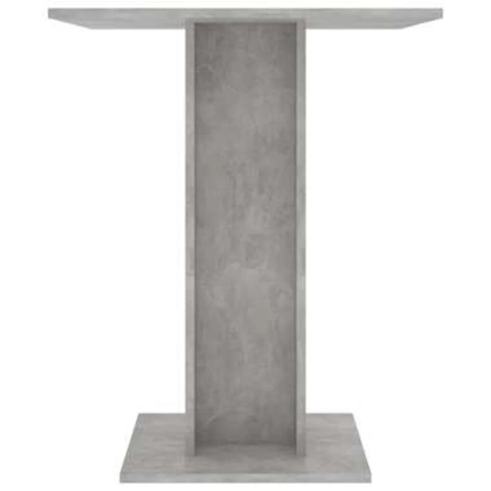VidaXL Bistrotafel 60x60x75 Cm Spaanplaat Betongrijs - Afbeelding 4