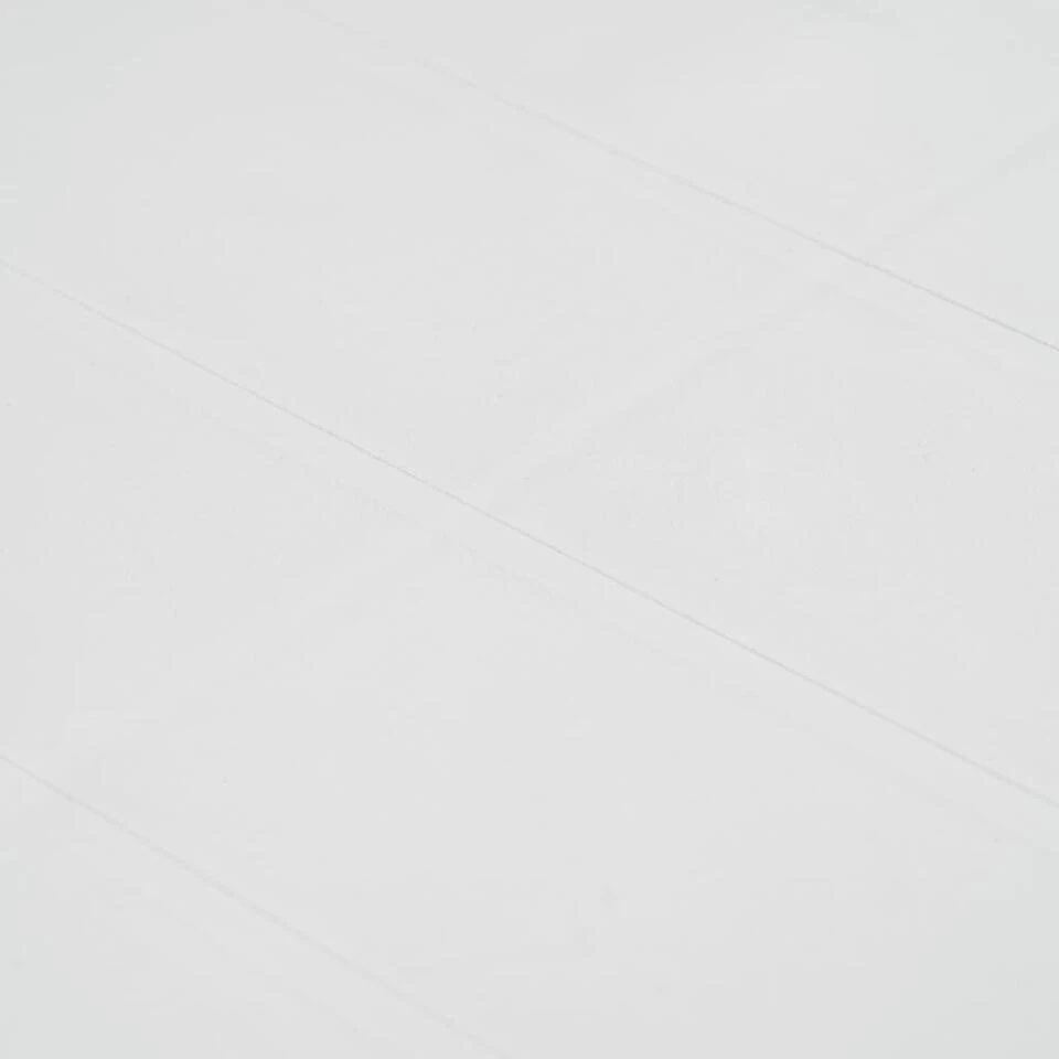 VidaXL Tuintafel 79x79x72 Cm Rattan-look Kunststof Wit - Afbeelding 3