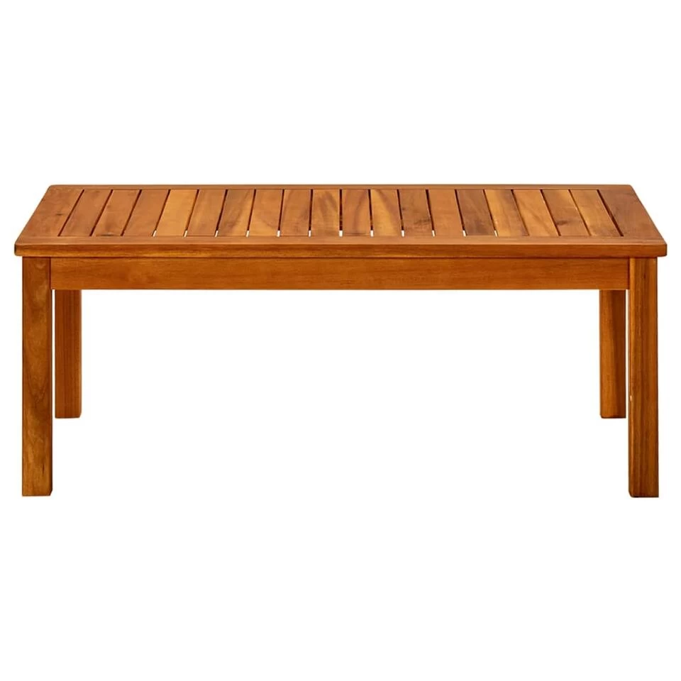 VidaXL Tuintafel 90x50x36 Cm Massief Acaciahout - Afbeelding 2