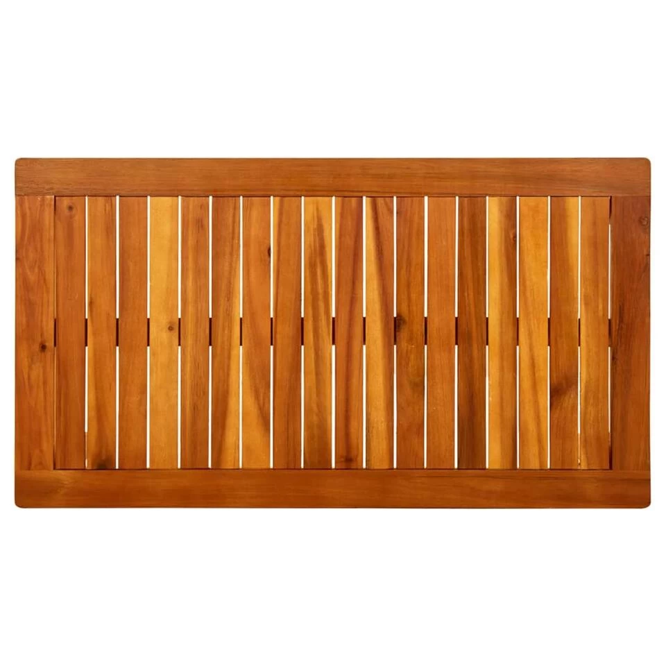 VidaXL Tuintafel 90x50x36 Cm Massief Acaciahout - Afbeelding 4